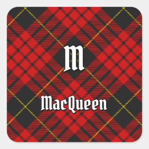 Adesivo Quadrado Clan MacQueen Tartan