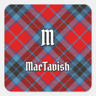 Adesivo Quadrado Clan MacTavish Tartan