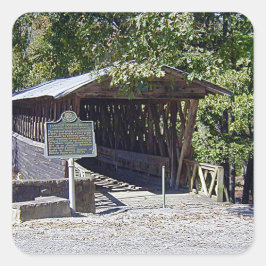 Adesivo Quadrado Clarkson Covered Bridge Alabama