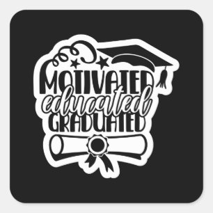 Adesivo Quadrado Classe de Formando 2022 Grava o Formando