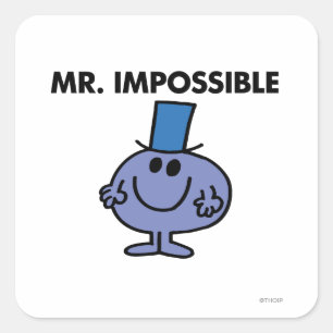 Adesivo Quadrado Classic Mr. Impossible