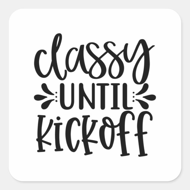 Adesivo Quadrado Clássico até o início (Frente)