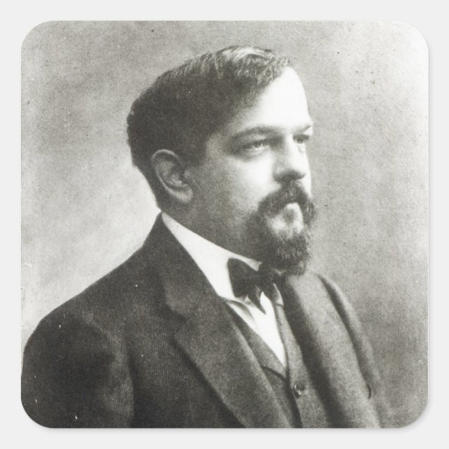 Adesivo Quadrado Claude Debussy, c.1908 (Frente)