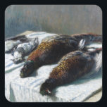 Adesivo Quadrado Claude Monet ainda vive com faisões e faisões<br><div class="desc">Claude Monet ainda vive com faisões e faisões</div>