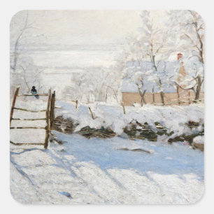 Adesivo Quadrado Claude Monet é o Natal da Mídia