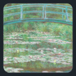 Adesivo Quadrado Claude Monet, Ponte Japonesa. Impressionismo<br><div class="desc">O autocolante "Ponte Japonesa" Claude Monet.</div>