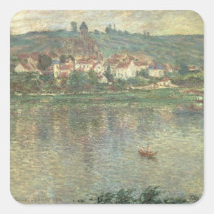 Adesivo Quadrado Claude Monet   Vetheuil, 1901