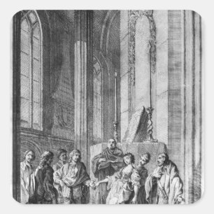 Adesivo Quadrado Claudio acusando Herói da Idade