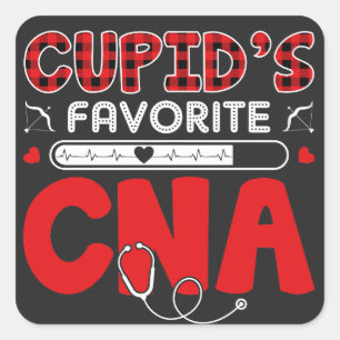 Adesivo Quadrado CNA favorita de Cupid: Enfermando Heróis com Aprec