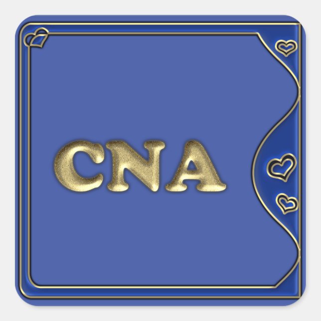 Adesivo Quadrado CNA Sticker (Frente)