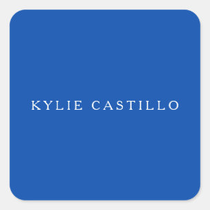 Adesivo Quadrado Cobalt Blue Unique Classic Professional