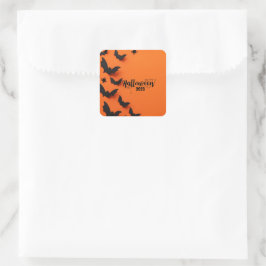 ADESIVO QUADRADO COBERTURA DE LARANJA PERSONALIZADA