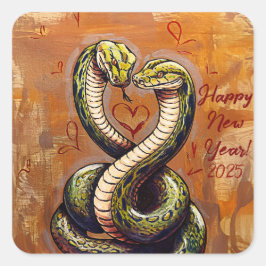 Adesivo Quadrado Cobra de Wooden 2025