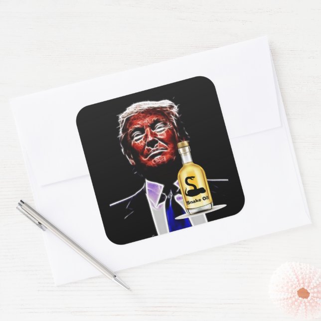 Adesivo Quadrado Cobra Oil Venesman Sticker (Envelope)