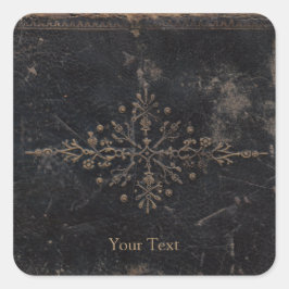 Adesivo Quadrado Cobrir do Livro Fleur-de-lis Vestido da Vintage