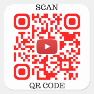 Adesivo Quadrado Código de QR