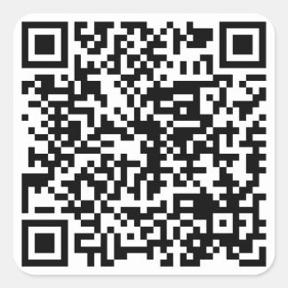 Adesivo Quadrado Código QR