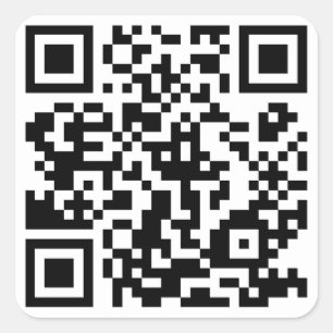 Adesivo Quadrado Código QR