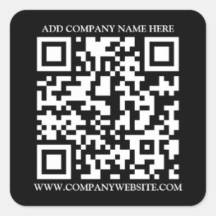 ADESIVO QUADRADO CÓDIGO QR