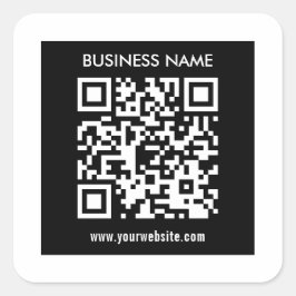 Adesivo Quadrado Código QR editável (gerado instantaneamente) | Pre