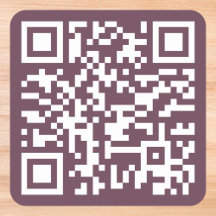 Código QR personalizado cor-de-rosa Dark Rose para