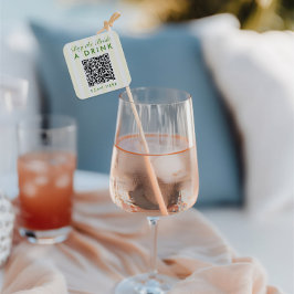 Adesivo Quadrado Código QR Retro Moderno Vintage Amarelo de Solteir