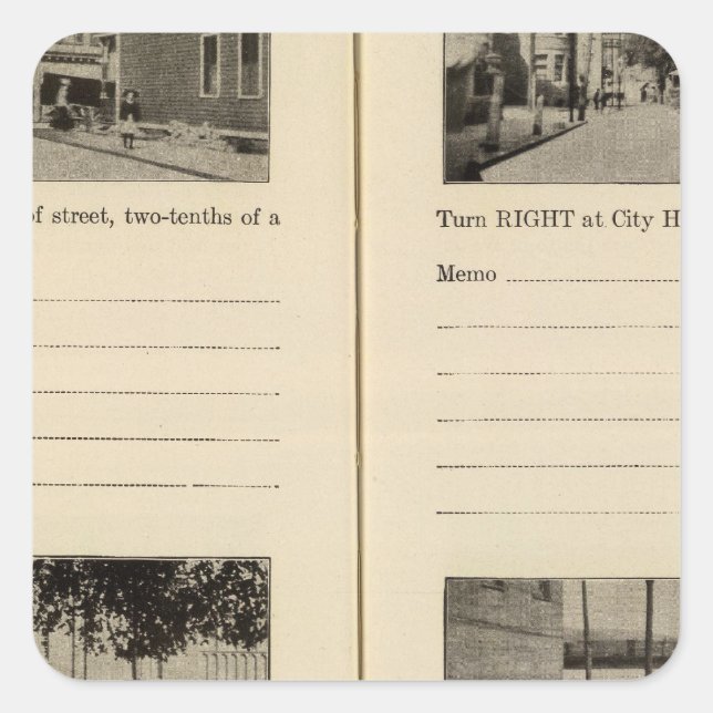 Adesivo Quadrado Cohoes, NY (Frente)