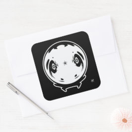 Adesivo Quadrado Coisa Estranha de Mangá Garoto Personagem de Desen