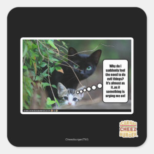 Adesivo Quadrado coisas más