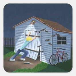 Adesivo Quadrado Coisas que soam na noite