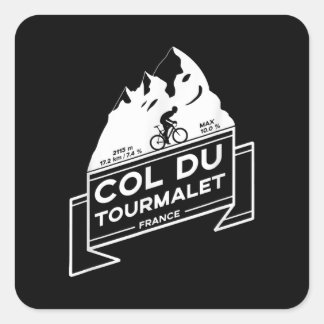 Adesivo Quadrado Col. Du Tourmalet Road Cycling