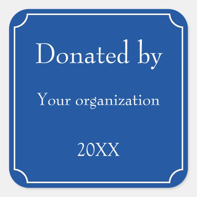 Adesivo Quadrado Colado por Template Square (Frente)