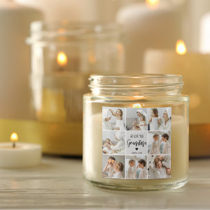 Adesivo Quadrado Colagem De Cinzas Fotográficas Que Amo Sua Avó M