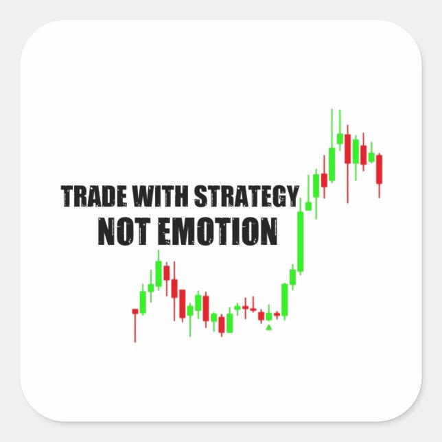 Adesivo Quadrado Coleção do Forex Day Trader (Frente)