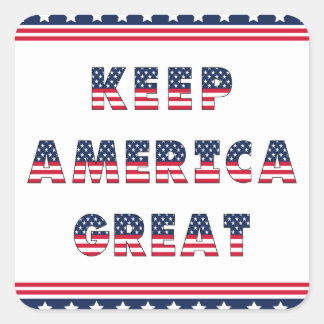 Adesivo Quadrado Coleção do Partido das Eleições dos EUA!