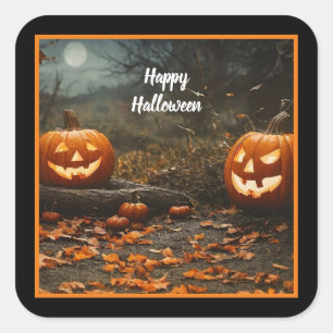 Adesivo Quadrado Coleção Noite Feliz de Halloween