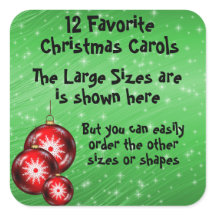 Coleção Sticker 12 Carols Favoritos - 2