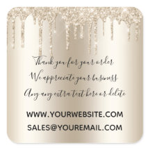 Coleta de Champanhe Glitter Agradeço a sua empresa