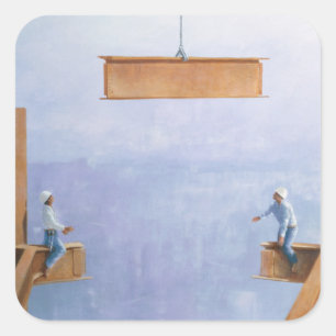 Adesivo Quadrado Colocando a última relação