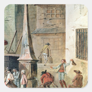 Adesivo Quadrado Coloque de l'Apport-Paris na frente de grande