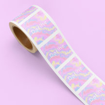 Colorida Esmagadora Rainbow Girly