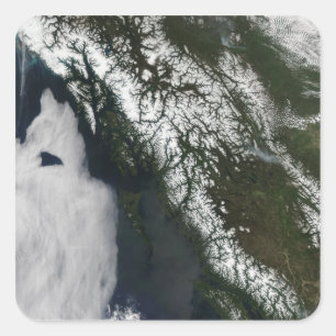 Adesivo Quadrado Colúmbia Britânica