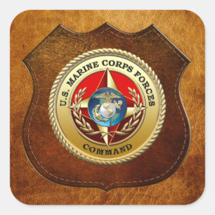 Adesivo Quadrado Comando das Forças Armadas dos EUA (MARFORCOM) [3