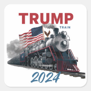 Adesivo Quadrado Comboio de Tump 2024