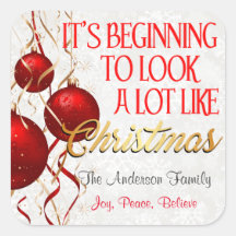 Começando A Parecer Personalizado De Natal