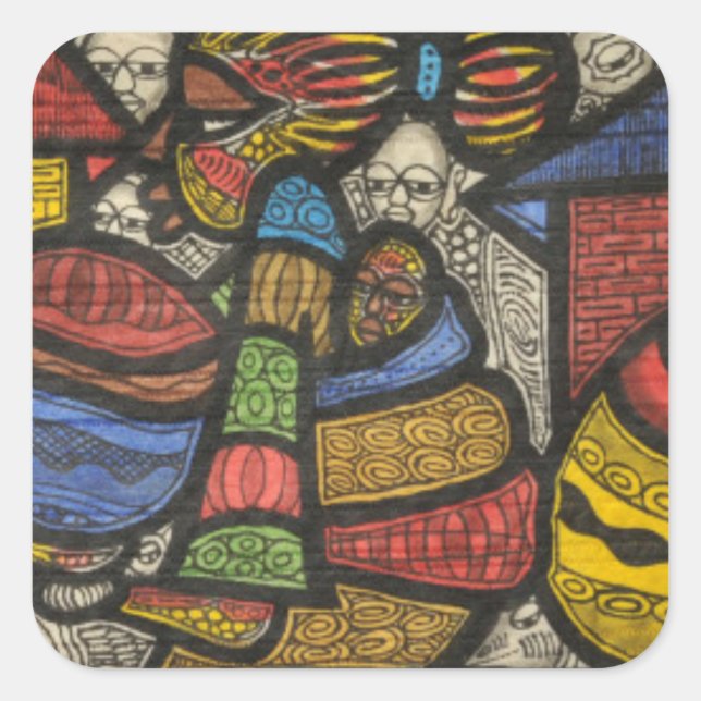 Adesivo Quadrado Comércio (Frente)