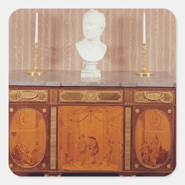 Adesivo Quadrado Commode, 1776-79 (Frente)