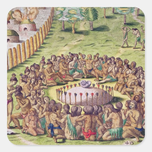 Adesivo Quadrado Como o Chefe está Enterrado, de Brevis (Frente)