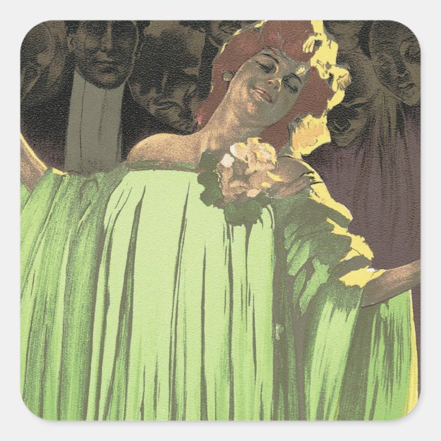 Adesivo Quadrado Compagnia d'Opere Comiche (Frente)