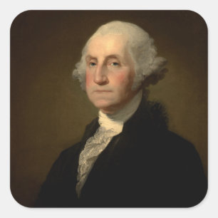 Adesivo Quadrado Completou Antheneum George Washington, Stuart